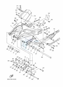 MT-09 MTN850-A (BS2T) drawing REAR ARM