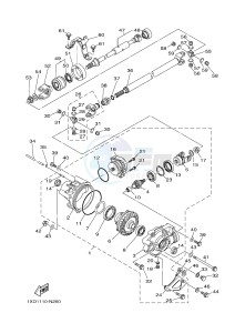 YXM700E YXM700PHF VIKING EPS HUNTER (1XPL) drawing FRONT DIFFERENTIAL