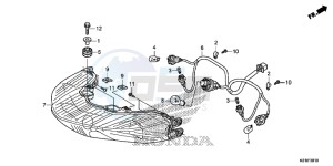 SH125ADE SH125AD UK - (E) drawing REAR COMBINATION LIGHT