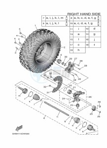 YXE1000EW YX10EPAM (B4M5) drawing FRONT WHEEL 2