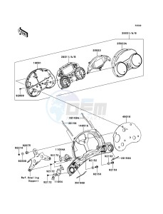 1400GTR_ABS ZG1400CBF FR GB XX (EU ME A(FRICA) drawing Meter(s)