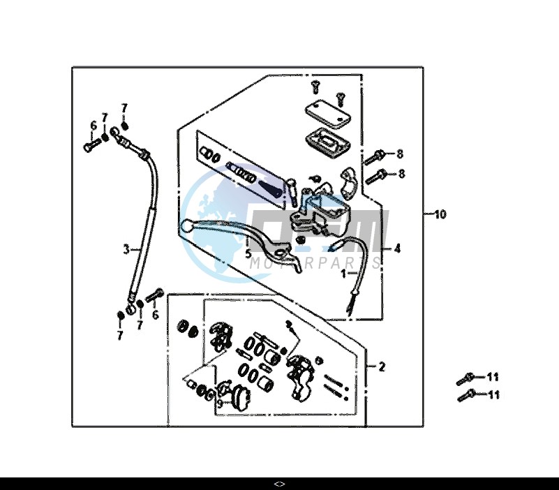 FRONT BRAKE MASTER CYLINDER