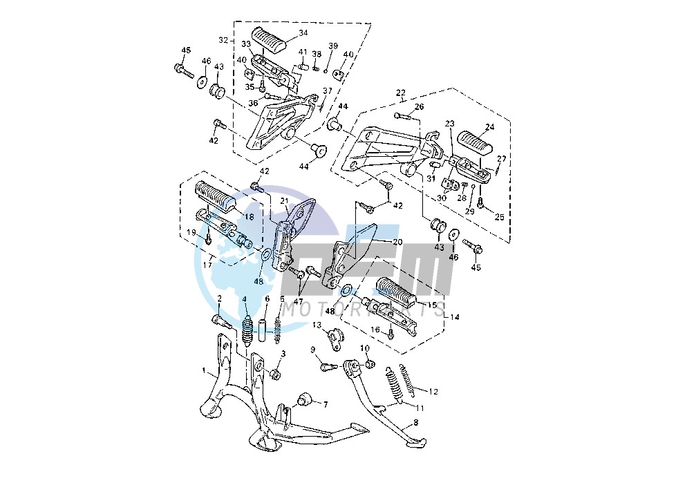 STAND-FOOTREST MY01