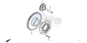 CB900F CB900F drawing STARTING CLUTCH