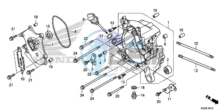 RIGHT CRANKCASE