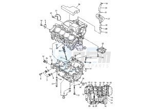 YZF R6 600 drawing CRANKCASE