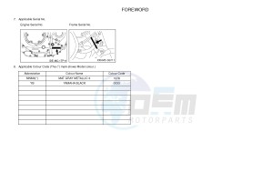 XVS950CR BOLT C-SPEC (B33N) drawing .4-Content