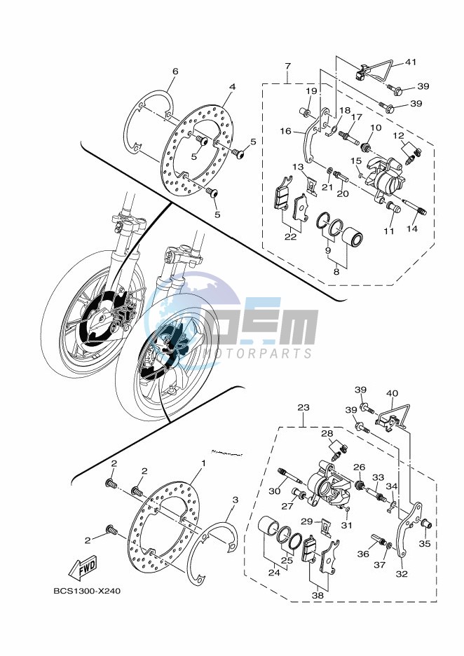 FRONT BRAKE CALIPER