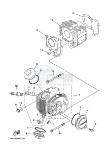 TT-R50E (BEG3) drawing CYLINDER HEAD