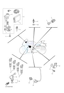 YZF-R1 998 R1 (2CR1 2CR2) drawing ELECTRICAL 1