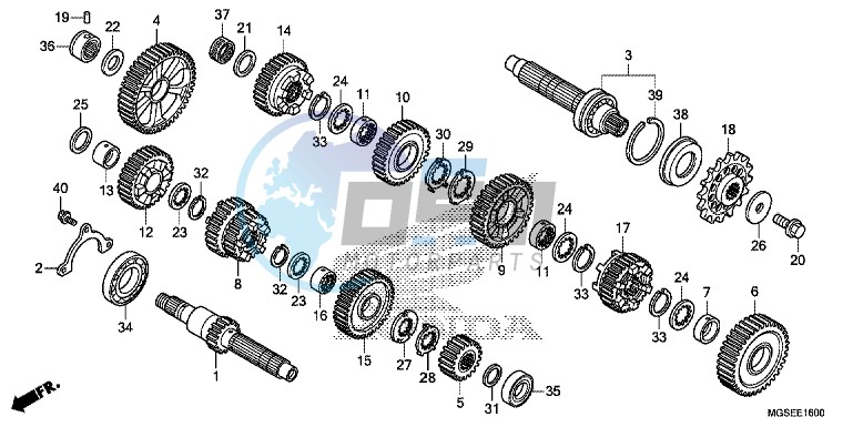 TRANSMISSION (NC700S/ SA)