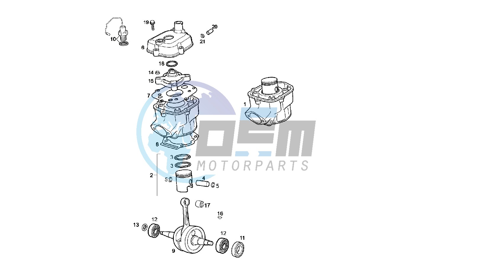 CRANKSHAFT - CYLINDER