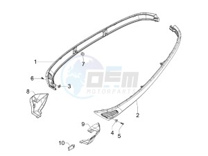 S 125 4T ie E3 College drawing Side cover - Spoiler