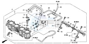 CBR1000RR9 Australia - (U / MME) drawing THROTTLE BODY