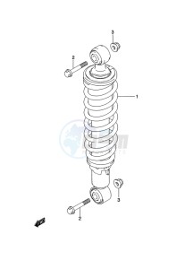 LT-A500X(Z) drawing REAR SHOCK ABSORBER