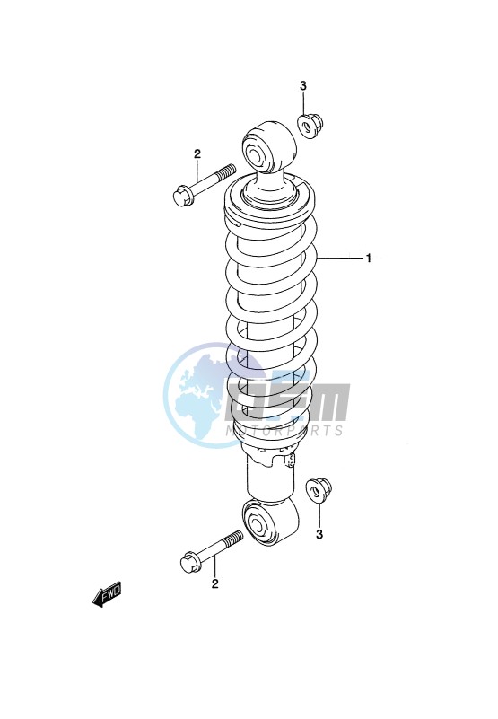 REAR SHOCK ABSORBER