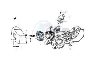 FREE FL 50 drawing Cylinder head - Induction Pipe