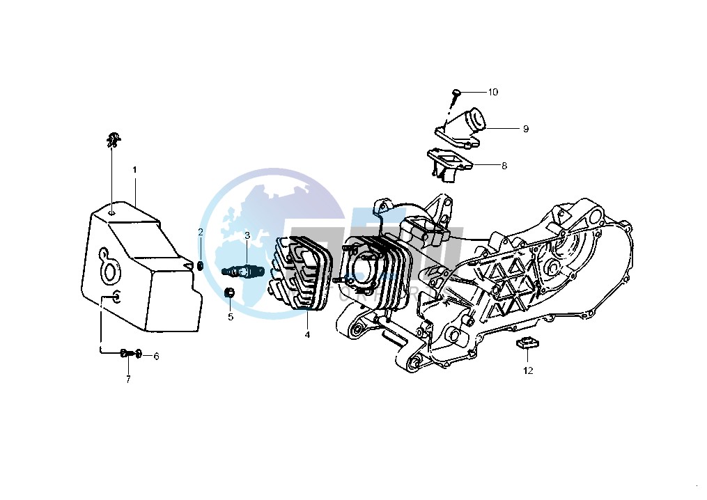 Cylinder head - Induction Pipe