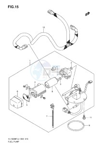 VL1500 BT drawing FUEL PUMP