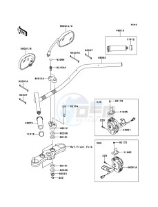 VN1700_CLASSIC_TOURER_ABS VN1700DBF GB XX (EU ME A(FRICA) drawing Handlebar