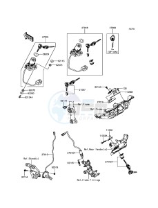 NINJA H2R ZX1000YHF EU drawing Ignition Switch