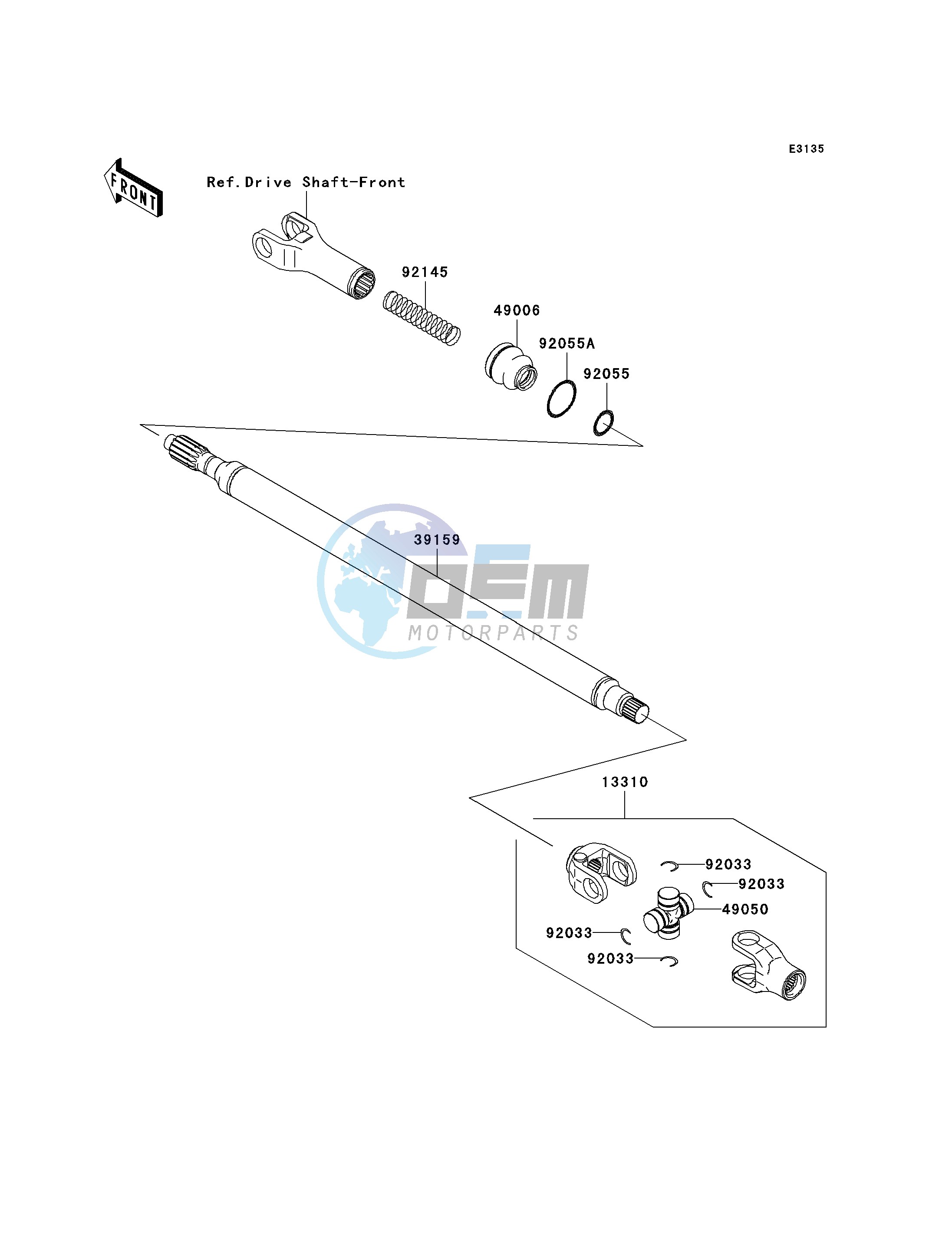 DRIVE SHAFT-PROPELLER