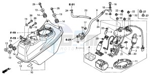 ST1300 drawing FUEL PUMP