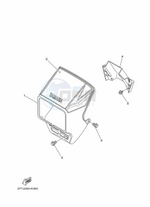 DT125 (3TTW) drawing COWLING 1