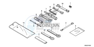 NC700DD INTEGRA E drawing TOOL