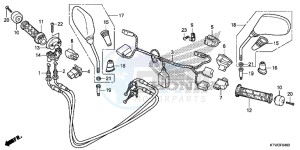 SH300AE SH300AE UK - (E) drawing SWITCH/CABLE/MIRROR