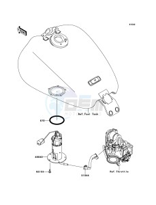 VN1700_VOYAGER_CUSTOM_ABS VN1700KEF GB XX (EU ME A(FRICA) drawing Fuel Pump