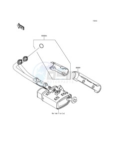 VULCAN S ABS EN650BGFA XX (EU ME A(FRICA) drawing Accessory(Muffler Cover)