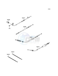 KFX450R KSF450BCS EU drawing Cables