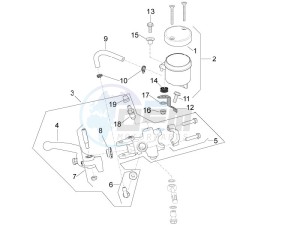 RSV4 1100 RACING FACTORY E4 ABS (APAC) drawing Front master cilinder