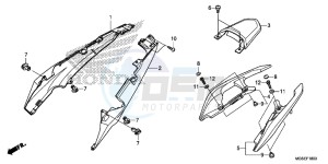 NC700SC drawing SEAT COWL