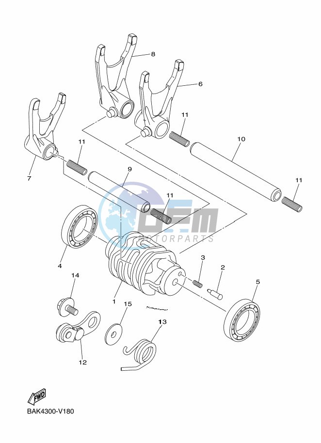 SHIFT CAM & FORK