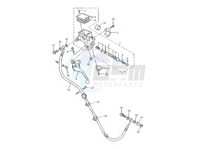 XJR-XJR SP 1300 drawing CLUTCH MASTER CYLINDER