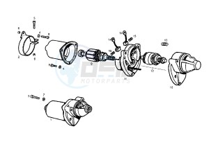 GPR NUDE - 50 cc drawing STARTING MOTOR