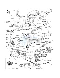 KRF 750 G [TERYX 750 FI 4X4] (G9F) G9F drawing DRIVE SHAFT-FRONT