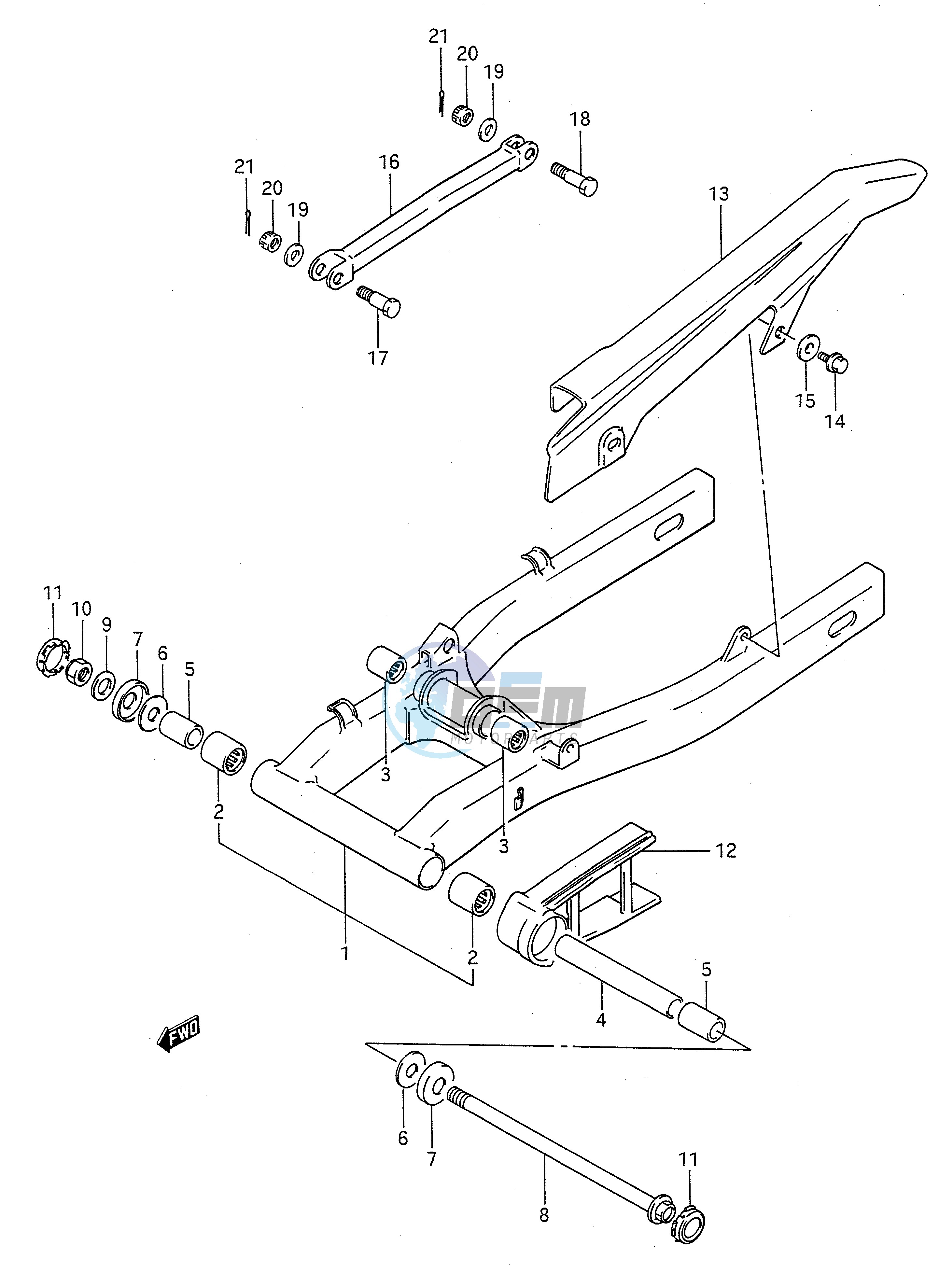 REAR SWINGING ARM