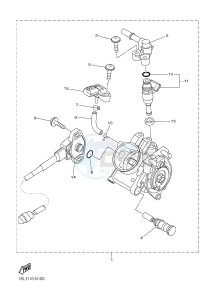 YZ450FX (B917 B918 B919 B919 B91A) drawing INTAKE 2