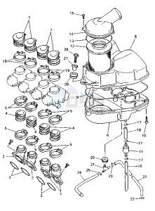 XJ S DIVERSION 600 drawing INTAKE