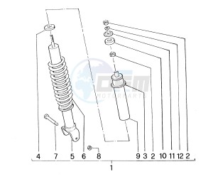 Zip & Zip 100 drawing Shock absorber