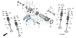 NC750XDH Europe Direct - (ED) drawing SWINGARM