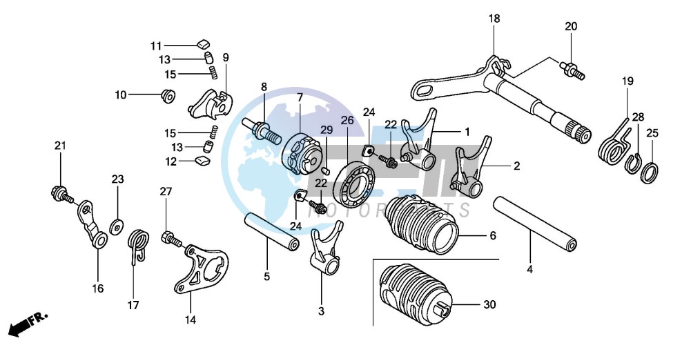 GEAR SHIFT DRUM