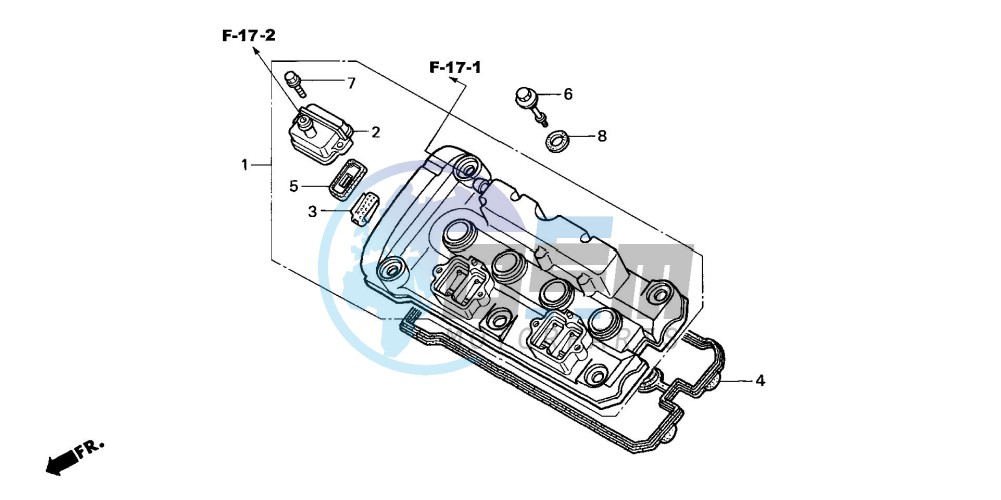 CYLINDER HEAD COVER (CB600F3/4/5/6)