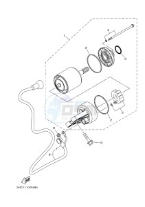 YXZ1000ES YXZ10YMSH YXZ1000R EPS SPECIAL EDITION (2HCF) drawing STARTING MOTOR