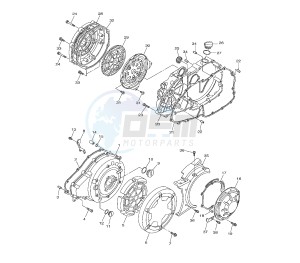 V-MAX 1700 drawing CRANKCASE COVER