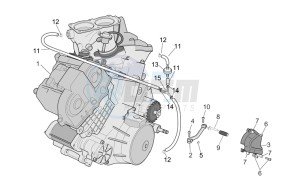 Tuono 1000 drawing Engine