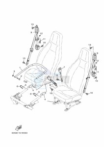 YXZ1000E YXZ1000R (B5JG) drawing SEAT 2